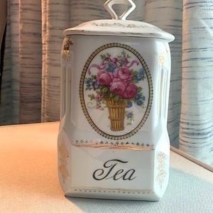 Tea Jar Vintage Victoria Czechoslovakia